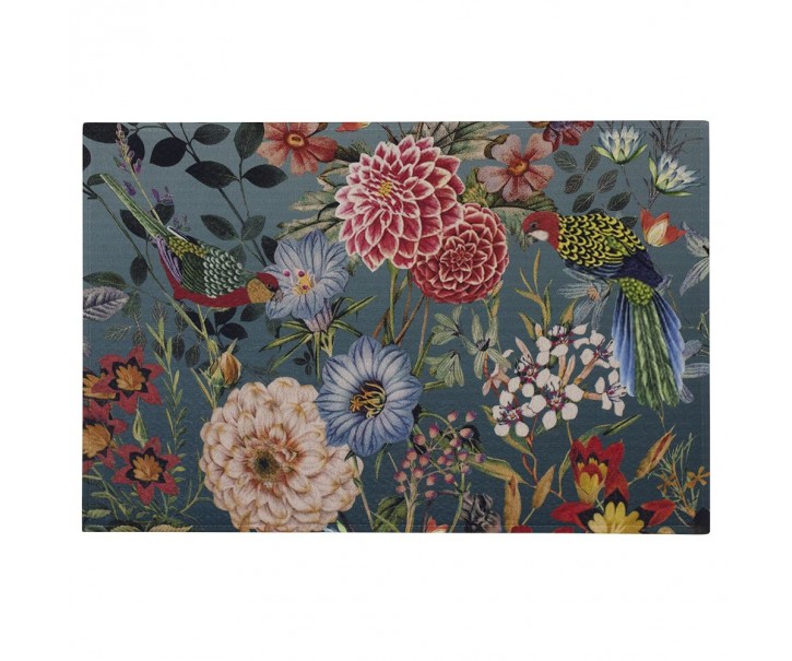Barevná rohožka s květy jiřin Dahlia - 75*50*1cm Mars & More 