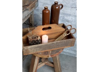 Dekorační dřevěný box s držadlem Grimaud - 43*25*18cm