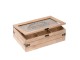 Box na čaj (6 přihrádek) - 24*16*8 cm Clayre & Eef