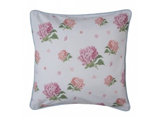 Bavlněný povlak na polštář s květy hortenzie Vintage Grace - 40*40cm