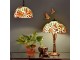 Stolní lampa Tiffany Esmée - Ø 40*63 cm E27/2*60W Clayre & Eef
