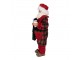 Vánoční dekorace Santa v županu s bačkorkama - 16*8*28 cm Clayre & Eef