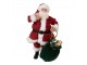 Vánoční dekorace Santa Claus s pytlem dárků - 16*8*28 cm Clayre & Eef