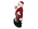 Vánoční dekorace Santa Claus s pytlem dárků - 16*8*28 cm Clayre & Eef