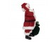 Vánoční dekorace Santa Claus s pytlem dárků - 16*8*28 cm Clayre & Eef
