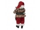 Vánoční dekorace Santa Claus v pracovním držící houpacího koníka - 16*8*28 cm Clayre & Eef