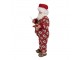 Vánoční dekorace Santa v overalu s bačkorkama - 16*8*28 cm Clayre & Eef