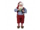 Vánoční dekorace Santa Claus v papučích - 16*8*28 cm Clayre & Eef