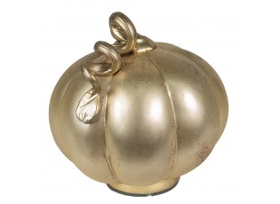 Zlatá antik skleněná dekorace dýně Pumpkin - Ø 21*22 cm