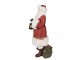 Dekorace Santa s LED světýlkem v lucerně - 21*18*45 cm / AG13 Clayre & Eef