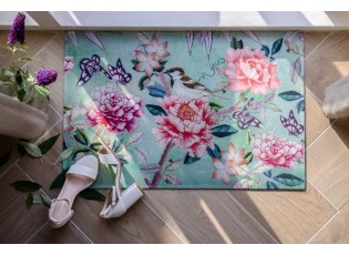 Barevná rohožka s květy a motýlky Butterfly - 75*50*1cm