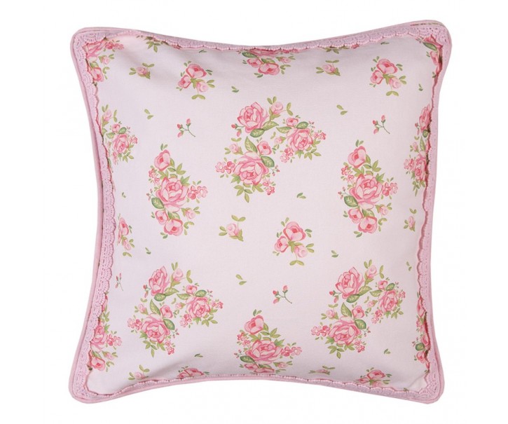 Bavlněný povlak na polštář s květy růže Sweet Roses - 40*40 cm
