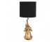 Zlato černá stolní lampa Slůně - Ø 20*46 cm / E27 Clayre & Eef