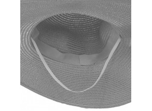 Růžový sluneční dámský klobouk s mašlí - 55-57cm