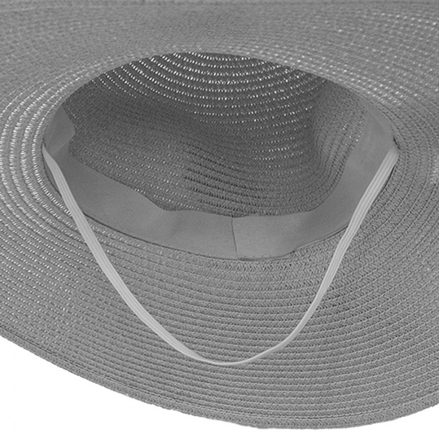Hnědý sluneční dámský klobouk s řetízkem - 55 -57cm Juleeze Hnědý sluneční dámský klobouk s řetízkem - 55 -57cm Juleeze