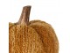 Oranžová textilní dekorace dýně Pumpkin - Ø 15*13 cm Clayre & Eef
