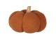 Oranžová textilní dekorace dýně Pumpkin - Ø 20*14 cm Clayre & Eef