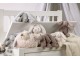 Plyšová dekorační hračka šedý zajíček Cuddly Bunny - 6*12*16cm Mars & More 
