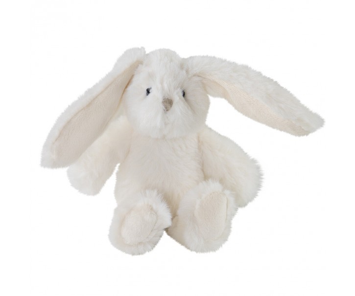 Plyšová dekorační hračka bílý zajíček Cuddly Bunny - 6*12*16cm Mars & More 