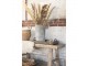 Šedý antik cementový vysoký květináč - Ø 24*39 cm Clayre & Eef
