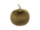 Taupe sametové dekorativní jablko Apple M - 24*24*26cm Mars & More 