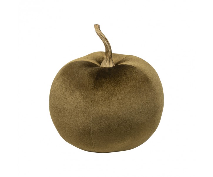 Taupe sametové dekorativní jablko Apple M - 24*24*26cm Mars & More 