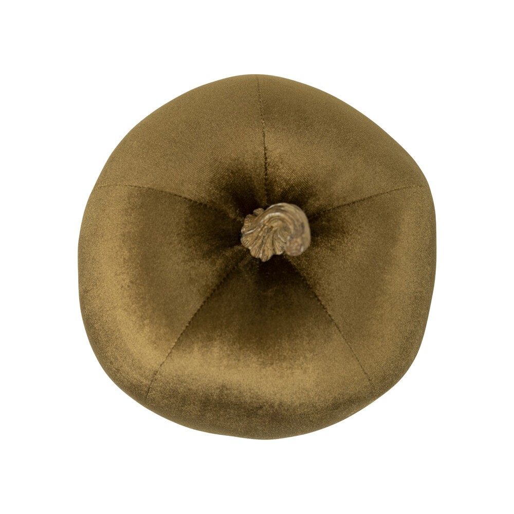Taupe sametové dekorativní jablko Apple M - 24*24*26cm Mars & More Taupe sametové dekorativní jablko Apple M - 24*24*26cm Mars & More