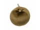 Taupe sametové dekorativní jablko Apple M - 24*24*26cm Mars & More 