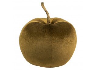 Taupe sametové dekorativní jablko Apple L - 31*31*36cm