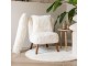 Bílý plyšový měkoučký pléd Soft Teddy White Off - 130*180cm Mars & More 