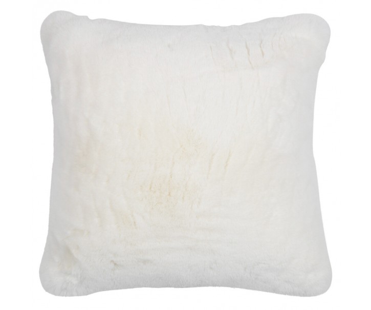 Bílý plyšový měkoučký polštář Soft Teddy White Off - 45*15*45cm Mars & More 