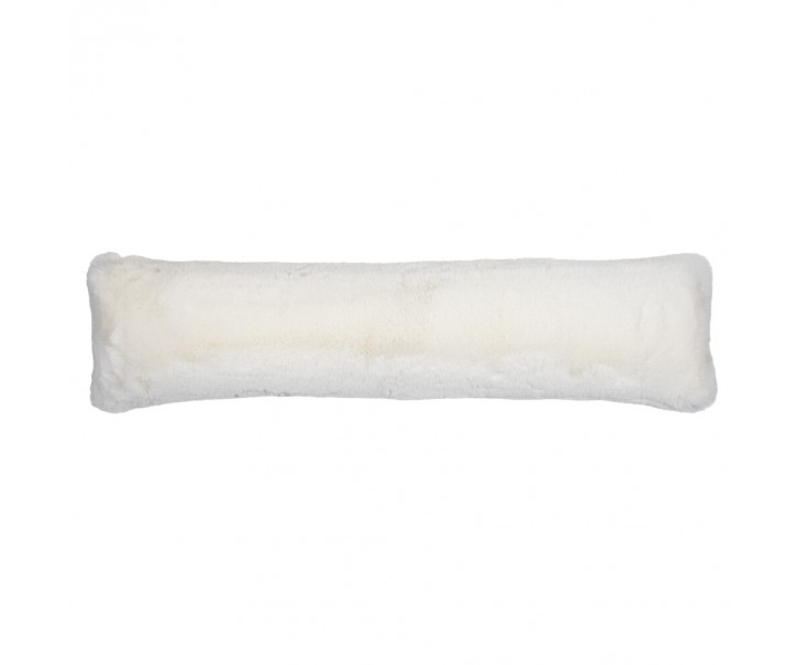 Bílý plyšový měkoučký dlouhý polštář Soft Teddy White Off - 90*13*20cm Mars & More 