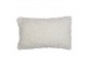 Bílý plyšový kudrnatý polštář Curly Teddy White Off - 30*15*50cm Mars & More 
