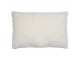 Bílý plyšový kudrnatý polštář Curly Teddy White Off - 40*15*60cm Mars & More 