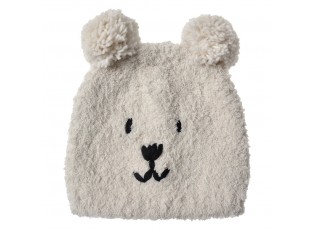 Béžová dětská čepice medvídek Bear - one size