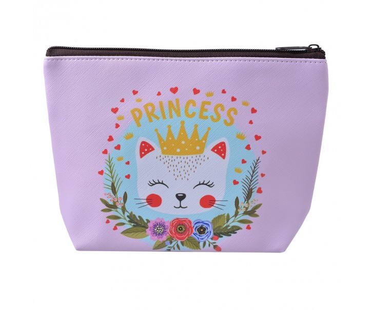 Růžová toaletní taštička Princess - 22*15 cm Clayre & Eef