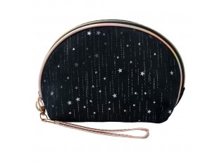 Černá dámská toaletní taška s hvězdičkami Stars - 22*8*14 cm