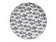 Porcelánový jídelní talíř s rybkami Sun Sea And Fish - Ø 26*2cm Clayre & Eef