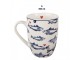 Porcelánový hrnek s rybkami Sun Sea And Fish - 12*8*10cm/ 350ml Clayre & Eef