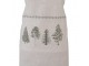 Béžová bavlněná zástěra se stromky Natural Pine Trees - 70*85 cm Clayre & Eef