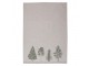 Béžová bavlněná utěrka se stromky Natural Pine Trees - 50*70 cm Clayre & Eef
