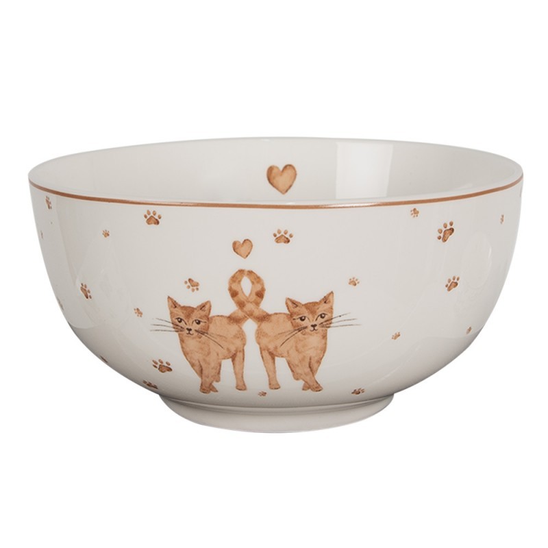 Porcelánová miska s kočičkami Kitty Cats - Ø 14*7cm/ 500ml