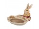 Velikonoční dekorace králík s podnosem - 22*21*15 cm Clayre & Eef
