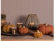 Oranžová textilní dekorace dýně Pumpkin - Ø 15*13 cm Clayre & Eef