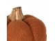 Oranžová textilní dekorace dýně Pumpkin - Ø 12*10 cm Clayre & Eef