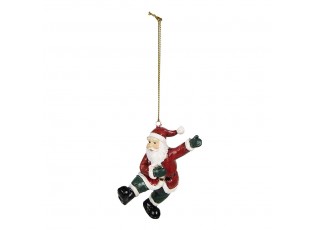 Vánoční závěsná dekorace Santa - 5*5*8 cm
