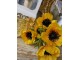 Žlutá dekorativní umělá květina Bouquet Poppy - 10*10*33cm J-Line by Jolipa