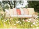 4ks lososový bavlněný polšář s třásněmi Indi Zalm - 56*56*2,5cm J-Line by Jolipa