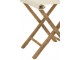 Přírodní bambusová stolička Bamboo Pliable - 40*40*42cm J-Line by Jolipa