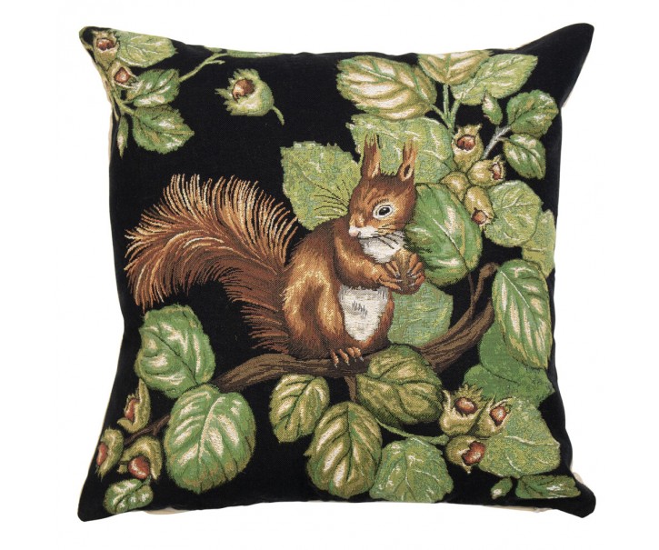 Gobelínový polštář s veverkou a žaludy Gobelin acorn - 45*45*16cm Mars & More 